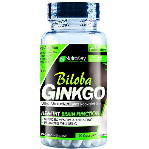Nutrakey - Biloba Ginkgo (Memória & Concentração) 100 Caps - NutriVita