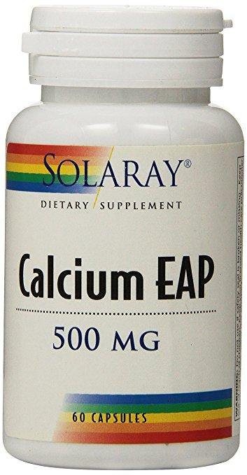 Solaray Calcium EAP 500mg 60 Caps - NutriVita