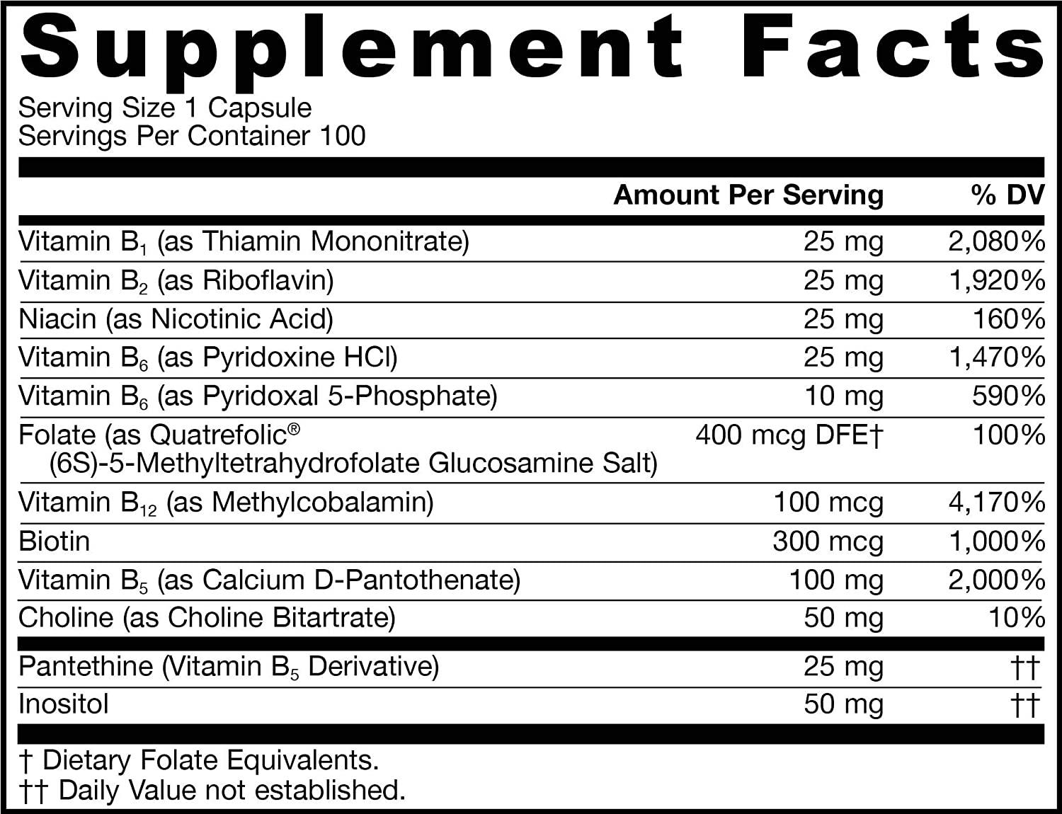 Jarrow Formulas B-right Complex 100 Caps (Complexo B-vitamina) - NutriVita