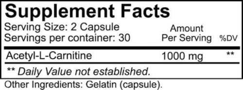Nutrakey - Acetyl L-Carnitina 60 Capsulas - NutriVita