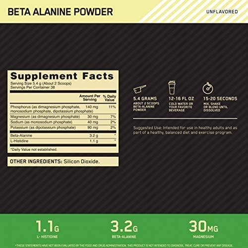 Optimum Nutrition - Beta-Alanina em Pó (263 Gr.) - NutriVita