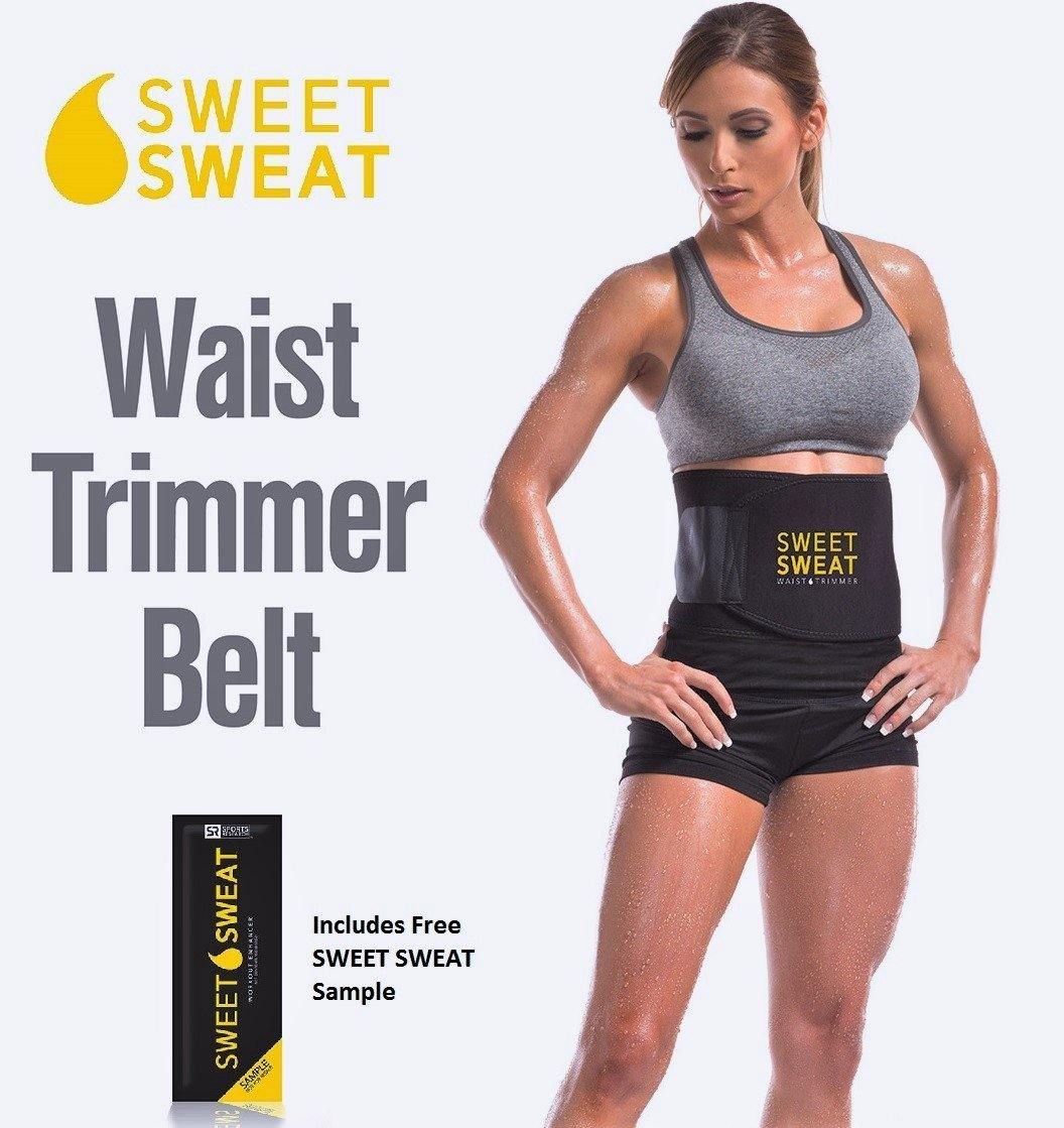 Sweet Sweat Premium Waist Trimmer and Sauna Belt for Men & Women