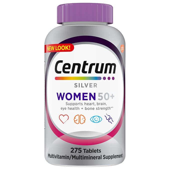 Centrum Silver - Multivitamina para Mulheres acima de 50 anos (275 Caps) - NutriVita