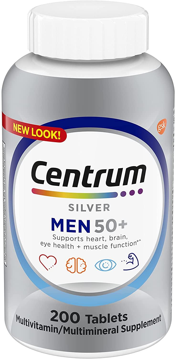 Centrum Silver - Multivitamina para Homens acima de 50 anos (200 Caps) - NutriVita