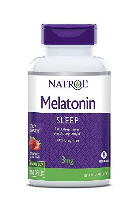 Natrol Melatonina 3mg Dissolução Rápida 150 Tablets - NutriVita