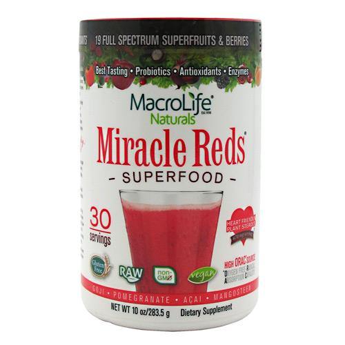 Macro Life Naturals - Miracle Reds Antioxidant Superfood 30 Doses (283.5 gr) - NutriVita