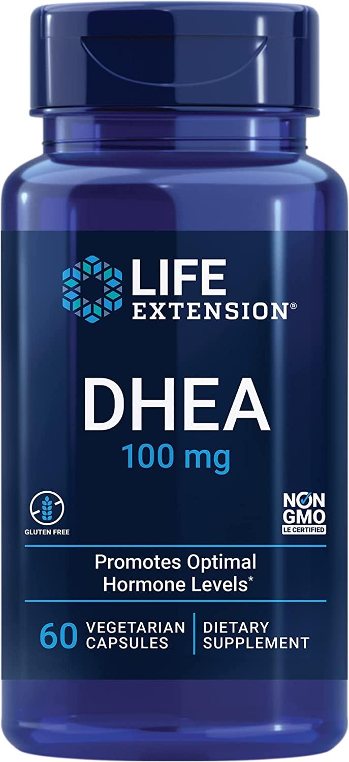 Life Extension DHEA 100mg, 60 Capsulas - NutriVita