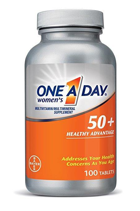 One A Day - Mulheres com mais de 50, Advantage Multivitamina 100 Tablets - NutriVita