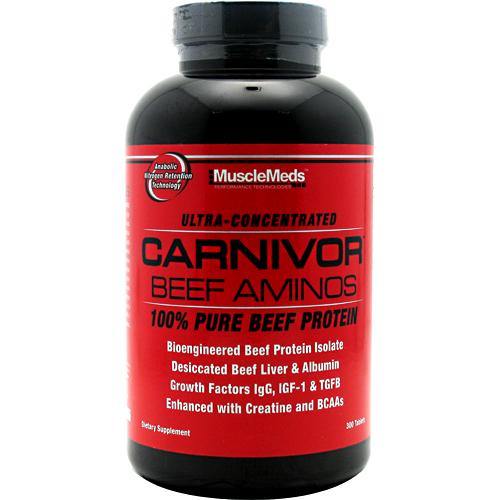 Muscle Meds - Carnivor Beef Aminos 300 Tablets - NutriVita