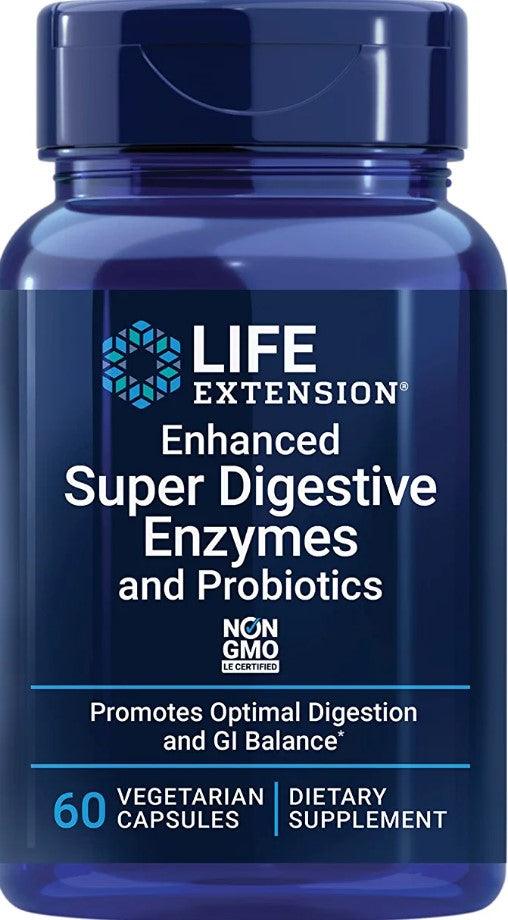 Life Extension Probióticos e Enzimas Super Digestivas 60 Veg Caps - NutriVita