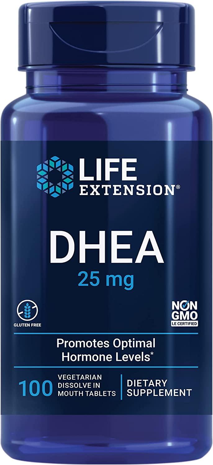 Life Extension DHEA 25mg, 100 Capsulas - NutriVita