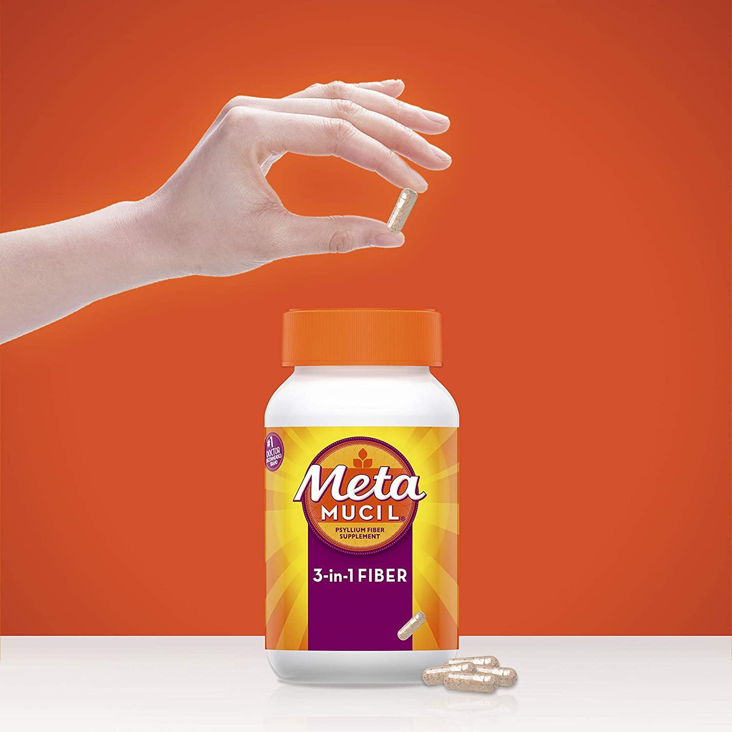 Metamucil Fibra Diária Psyllium Husk 300 Capsulas - NutriVita