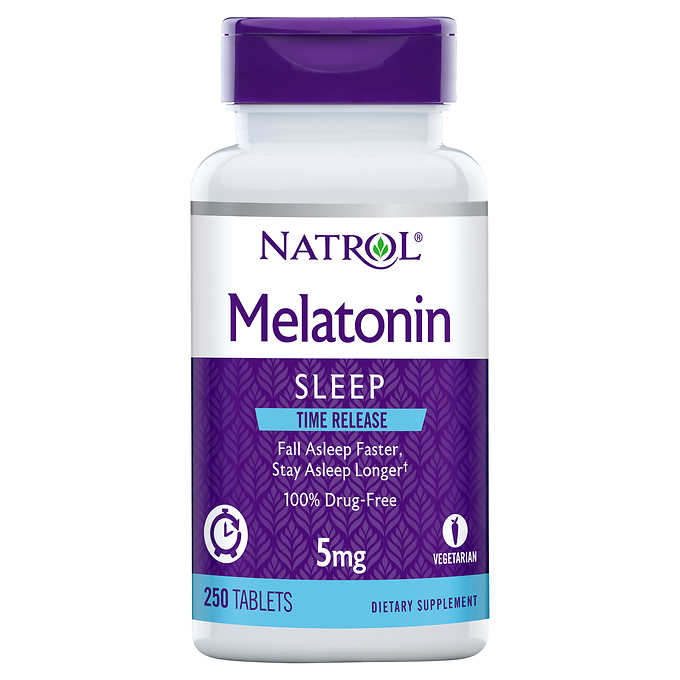 Natrol Melatonina 5mg Time Release 250 Tablets - NutriVita